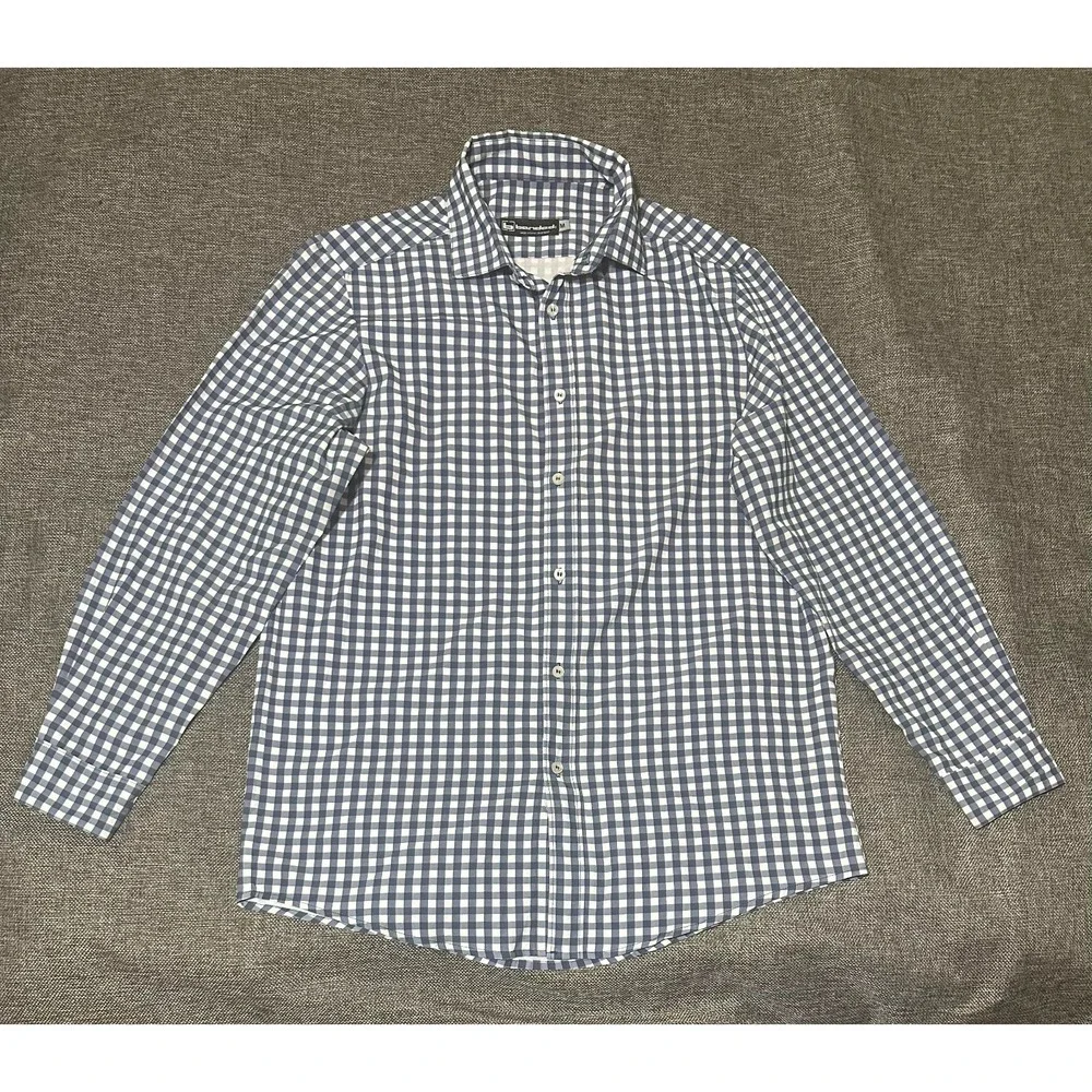 Banded Men's M Checkered Long Sleeve Shirt - Picture 1 of 6